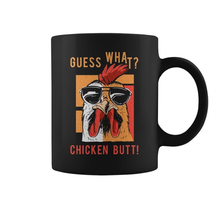 Guess What Chicken Butt Dad Siblings Friends Humor Coffee Mug