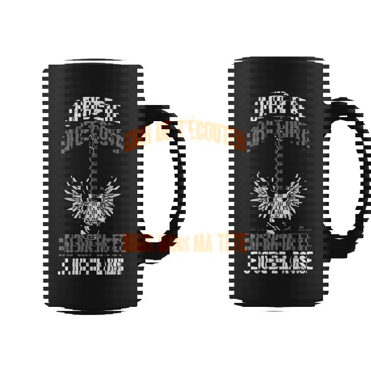 Guitare Basse Drôle Bassist Dans Ma Tête Je Joue De La Basse Tasse