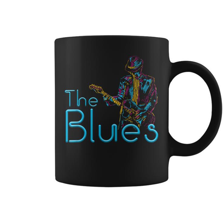 Guitarist Musician Blues Guitar Vintage Blues Music Lover Coffee Mug