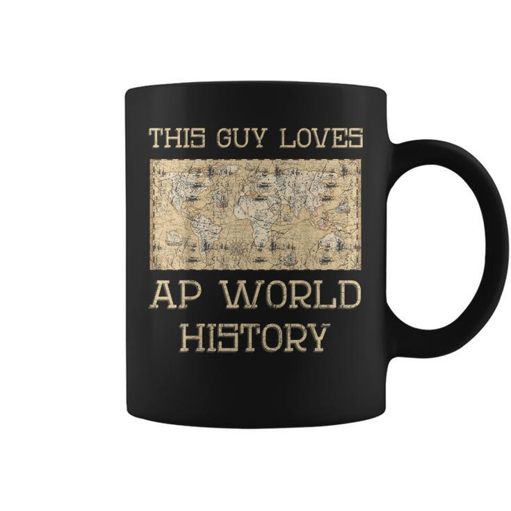 This Guy Loves Ap World History Vintage Coffee Mug