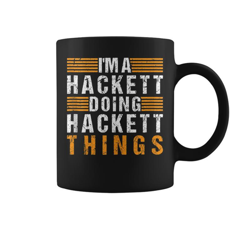 Hackett Family Name Surname Reunion Matching Family Tree Coffee Mug