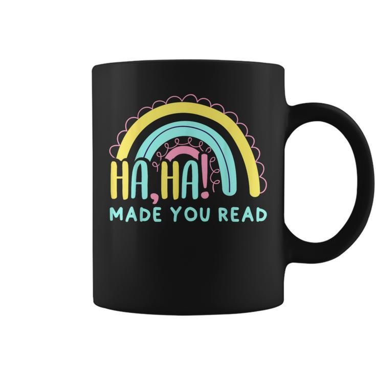 Haha Made You Read Science Of Reading English Teacher Coffee Mug