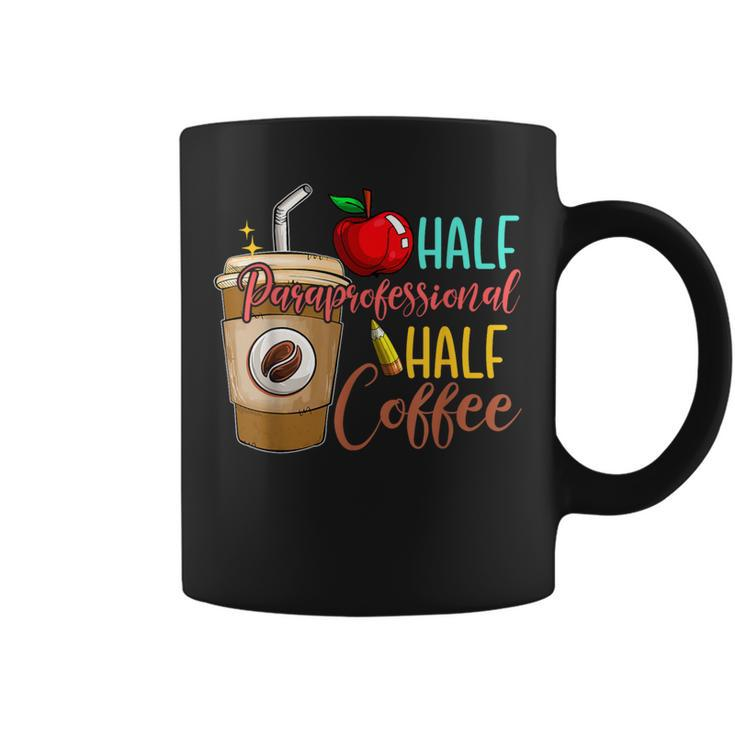 Half Paraprofessional Half Coffee Costume Job Team Coffee Coffee Mug