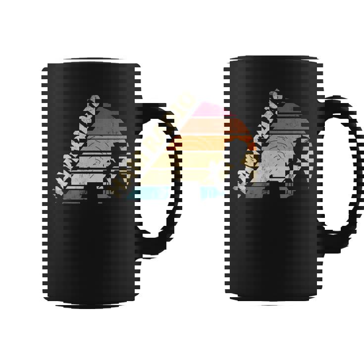 Ham Radio Amateur Radio Operador Silueta Taza de café