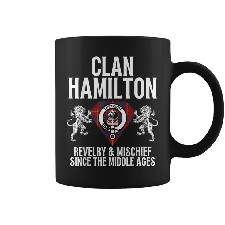 Hamilton Clan Scottish Name Coat Of Arms Tartan Family Party Coffee Mug