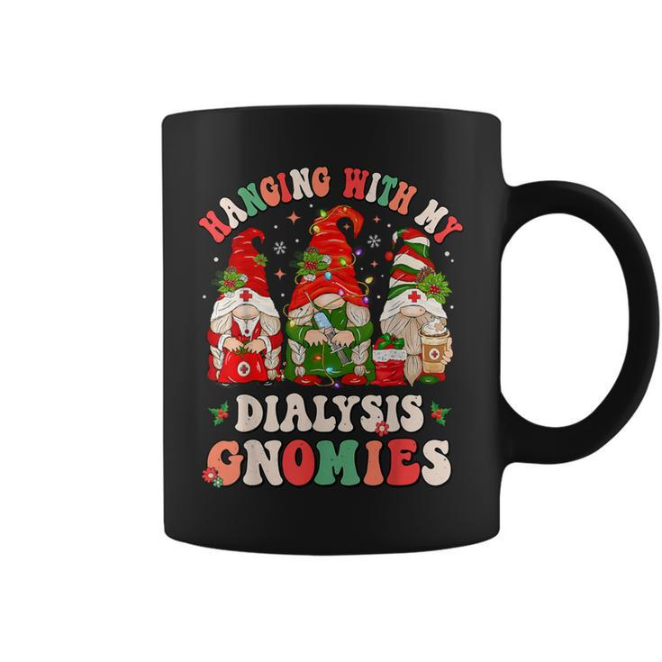 Hanging With My Dialysis Gnomies Christmas Nephrology Nurse Coffee Mug