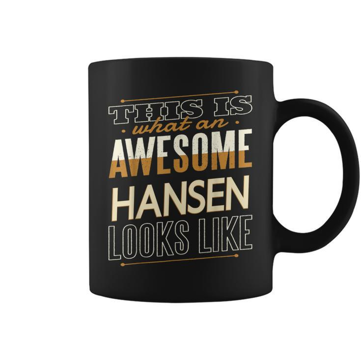 Hansen Last Name Surname Matching Family Reunion Coffee Mug