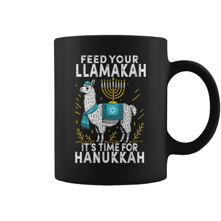Hanukkah Pajamas Llamakah Llama Chanukah Pjs Coffee Mug