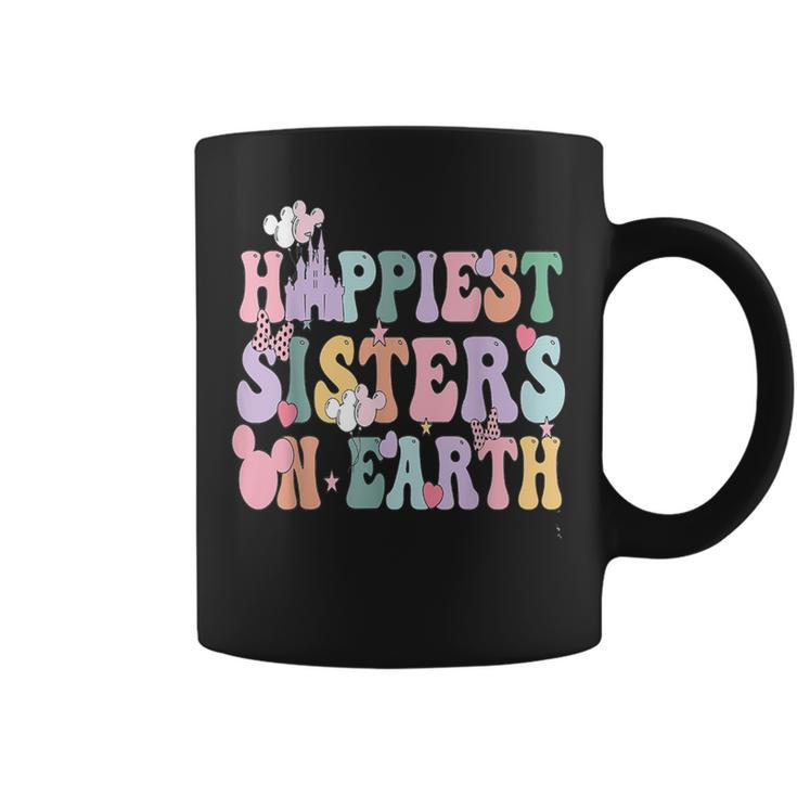 Happiest Sisters On The Earth Happy Birthday Sister Sister Coffee Mug