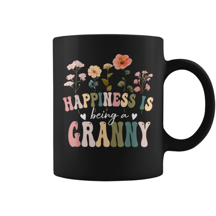 Happiness Is Being A Granny Floral Granny Mother's Day Coffee Mug