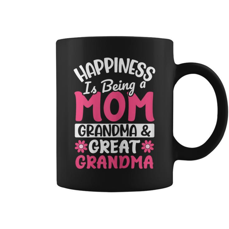 Happiness Being Mom Grandma Great Grandma For Mother's Day Coffee Mug