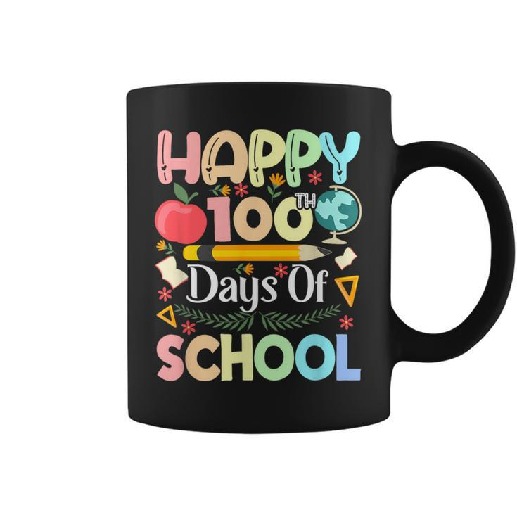 Happy 100 Days Of School 100 Days Of School Teacher Coffee Mug