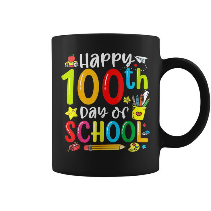 Happy 100Th Day Of School 100 Days Of School Teacher Student Coffee Mug