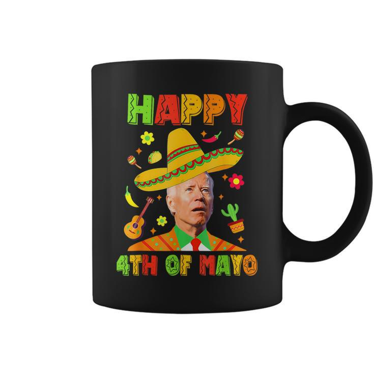 Happy 4Th Of Mayo Joe Biden Confused Cinco De Mayo Coffee Mug