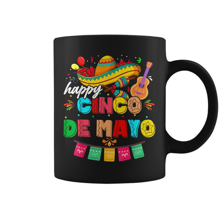 Happy 5 De Mayo Lets Fiesta Viva Mexico Cinco De Mayo Man Coffee Mug