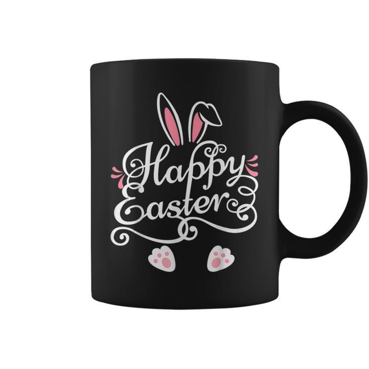 Happy Easter Bunny Rabbit Face Easter Day Women Girls Coffee Mug