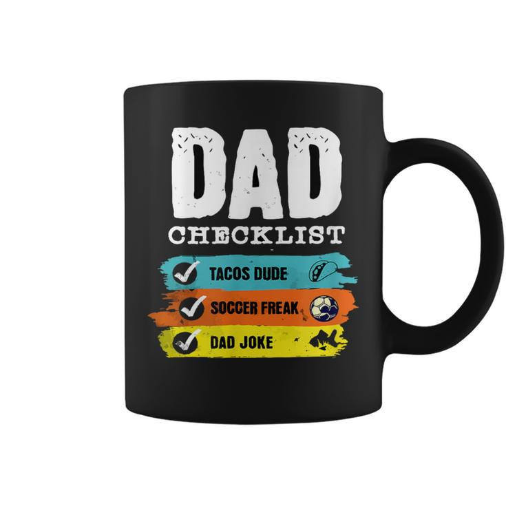 Happy Father's Day Dad Checklist 2024Best Dad For Girl Coffee Mug