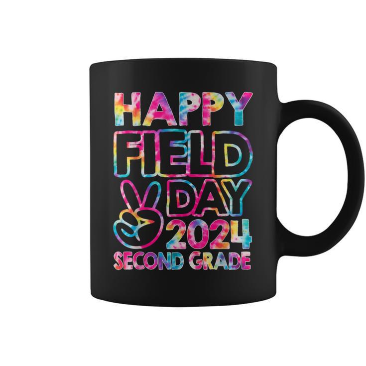 Happy Field Day 2024 Second Grade Field Trip Fun Day Tie Dye Coffee Mug