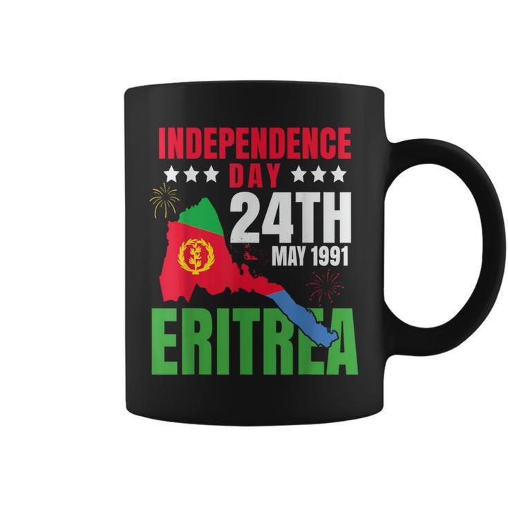 Happy Independence Eritrea Eritrean Flag & Eritrea Map Coffee Mug