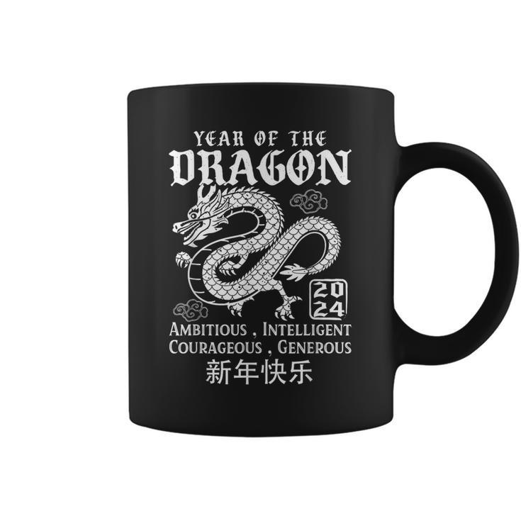 Happy New Year 2024 Chinese New Year 2024 Year Of The Dragon Coffee Mug