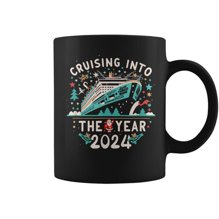 Happy New Year Cruise Vacation Trip 2024Cruise Trip Coffee Mug