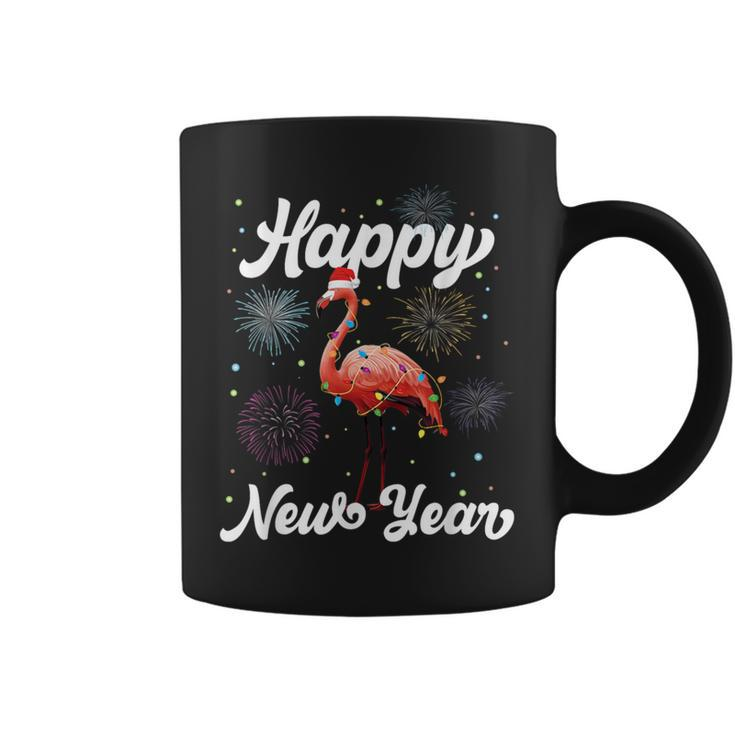 Happy New Year Flamingo Lover New Years Day Family Matching Coffee Mug