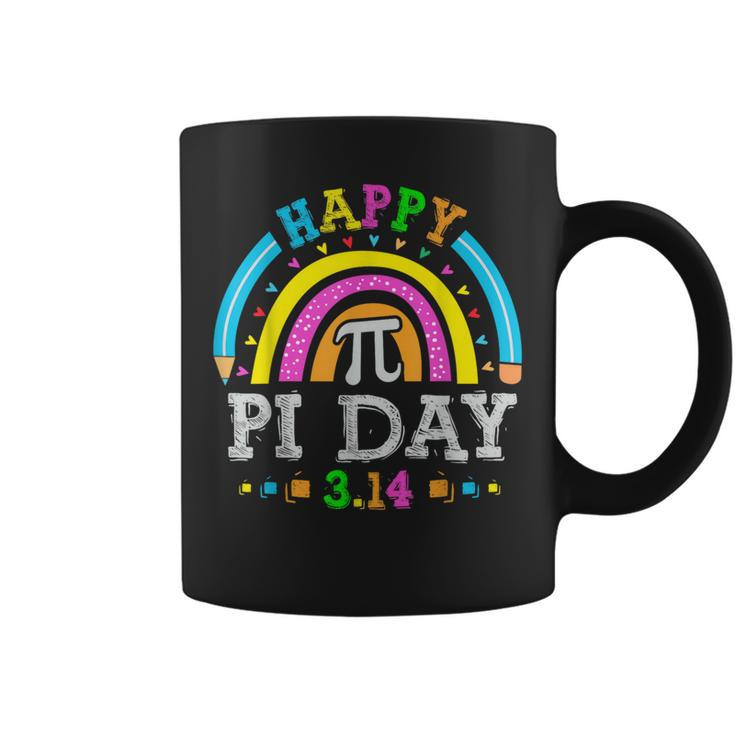 Happy Pi Day 2024 Rainbow Math Lover Teacher Geek Student Coffee Mug