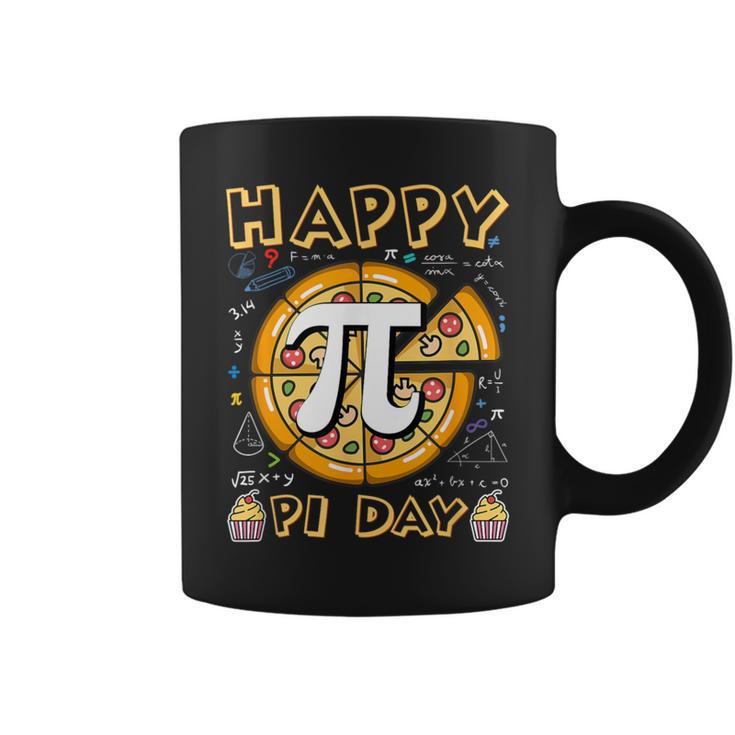 Happy Pi Day Pie Day Pizza Mathematics Pi Symbol Coffee Mug