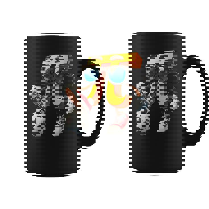 Happy Pi Day Soccer Lovers Pi Symbol Matemáticas Profesores Hombres Es Taza de café