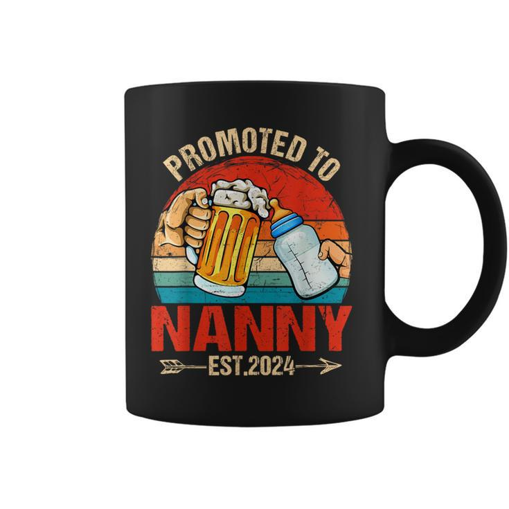 Happy Promoted To Nanny 2024 Father's Day Coffee Mug