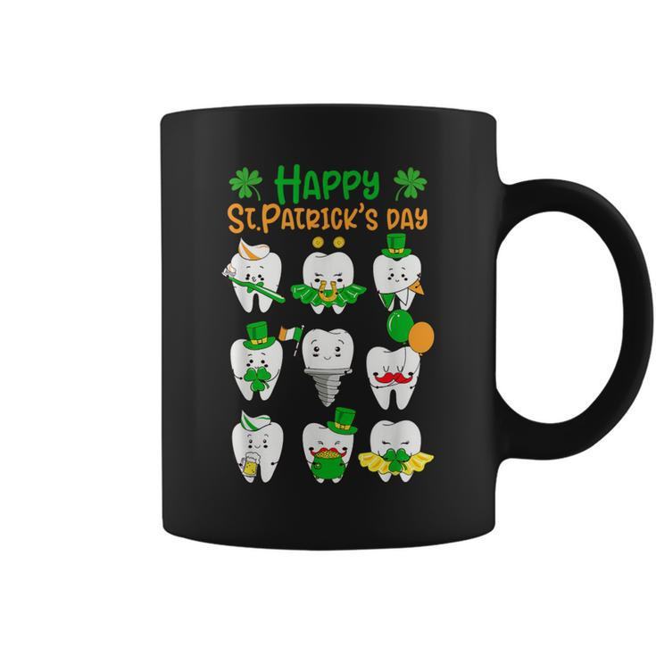 Happy St Patrick Day Dental Saint Paddys Th Irish Dentist Coffee Mug