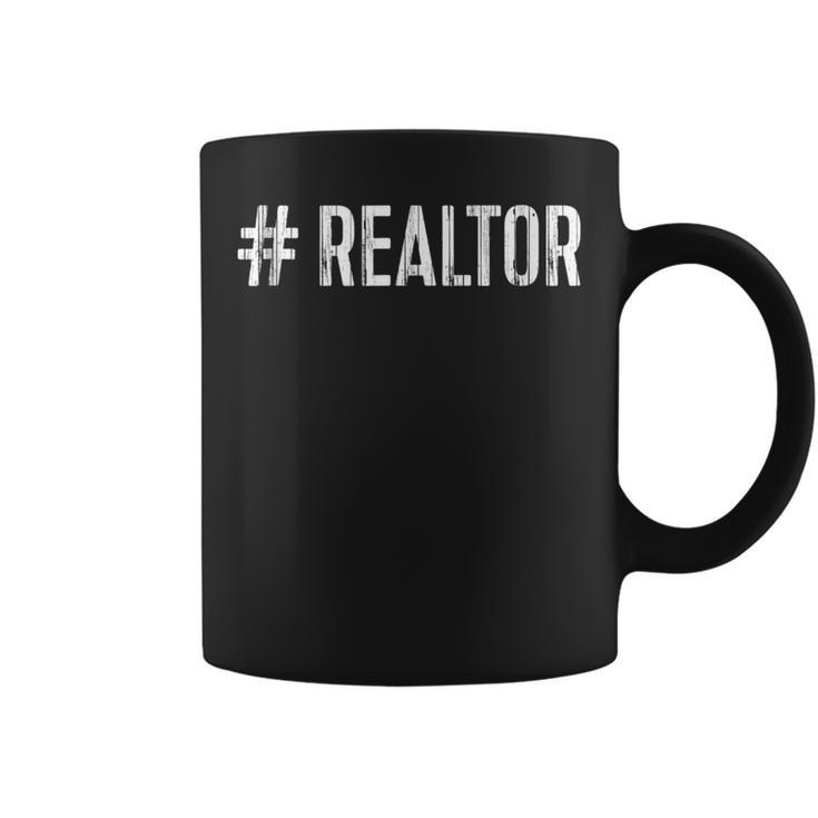 Hashtag Realtor Real Estate Agent Coffee Mug