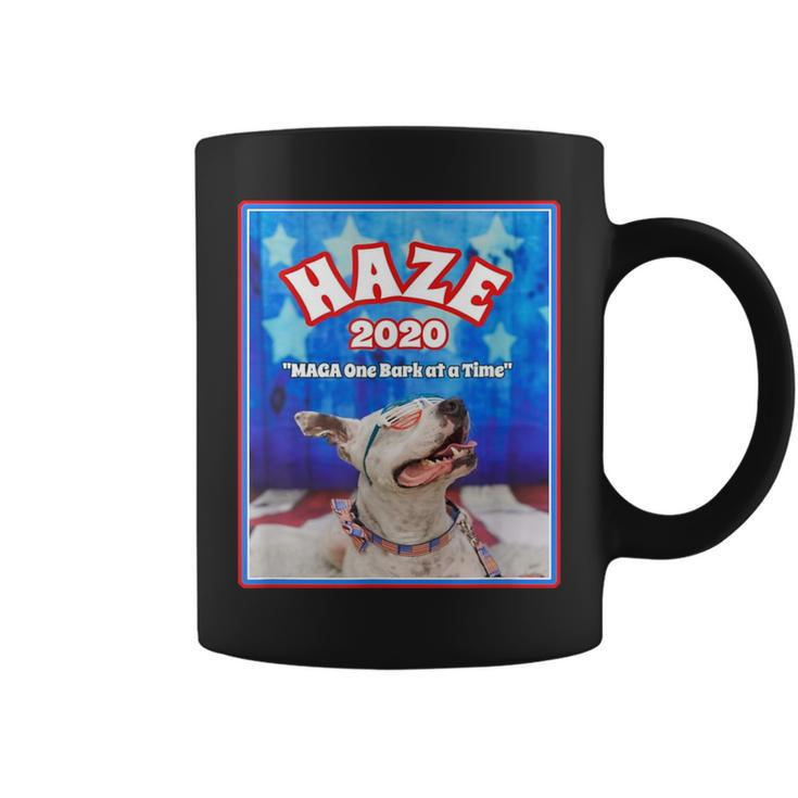 Haze 2020 Pit Bull Dog American Flag Graphics Coffee Mug