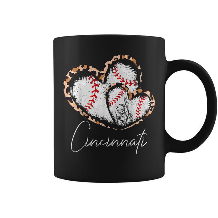 Heart Baseball Fans Coffee Mug