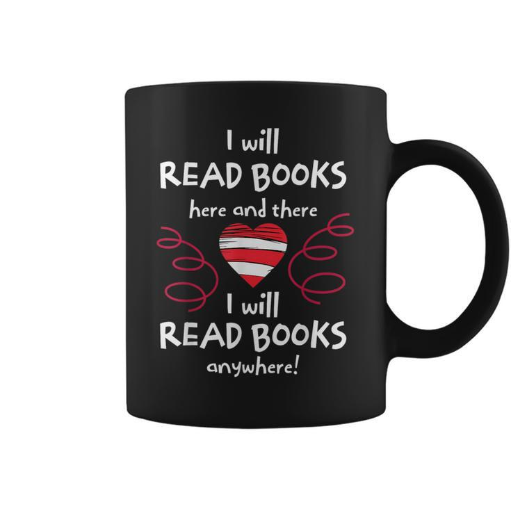 I Heart Books Book Lovers Readers Read More Books Coffee Mug