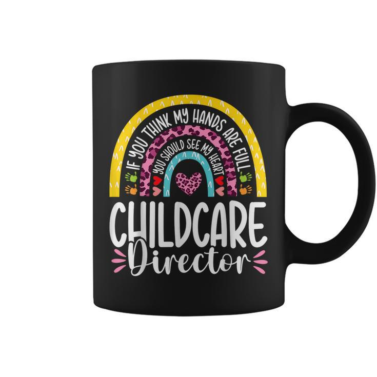 Heart Childcare Director Daycare Teacher Appreciation Coffee Mug
