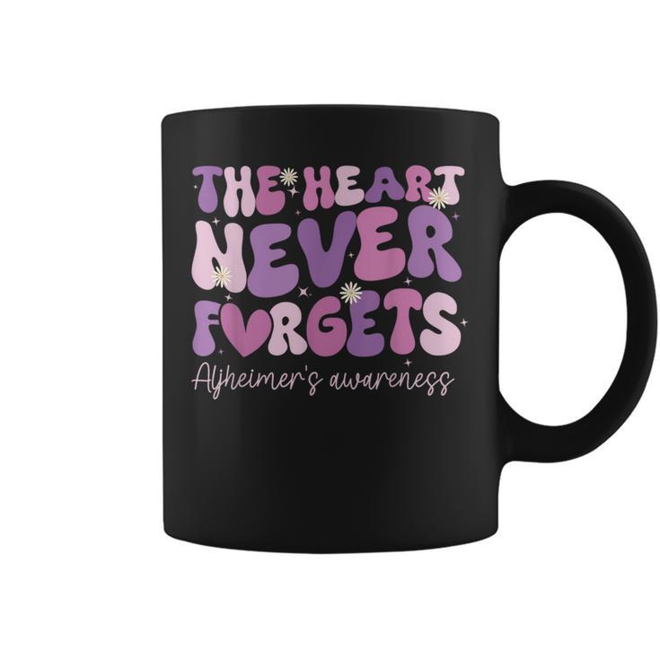 The Heart Never Forgets Dementia Alzheimer's Awareness Coffee Mug