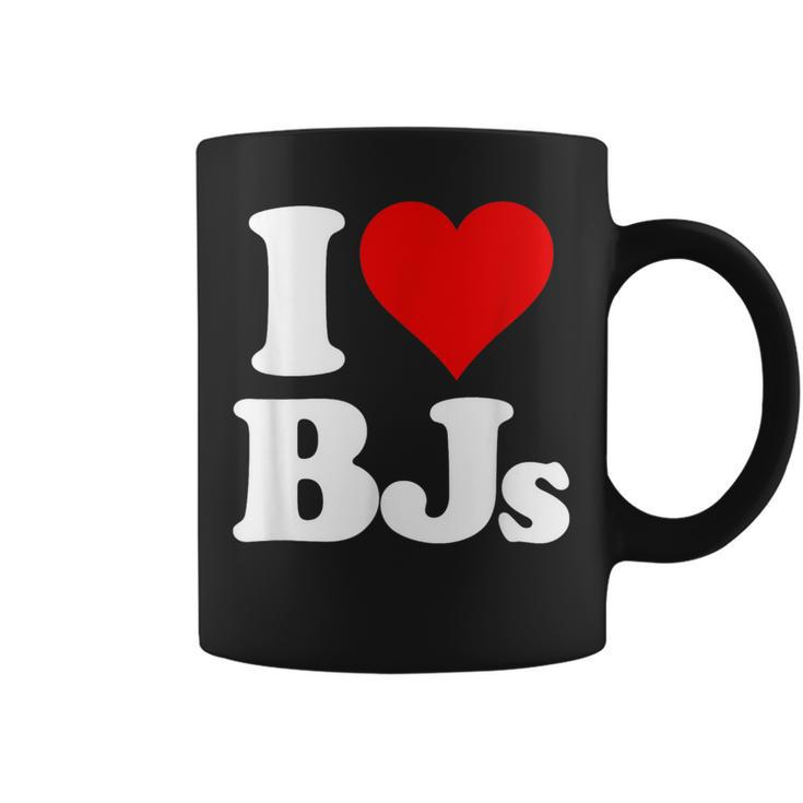 I Heart Love Bjs Bj Coffee Mug