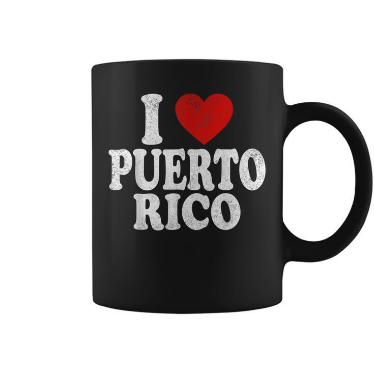 I Heart Love Puerto Rico Coffee Mug