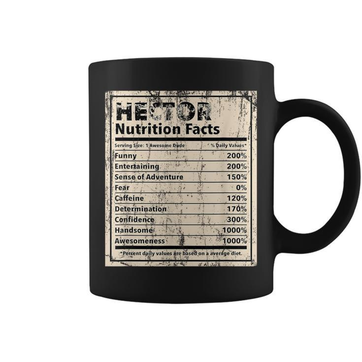Hector Nutrition Facts Name Humor Nickname Coffee Mug