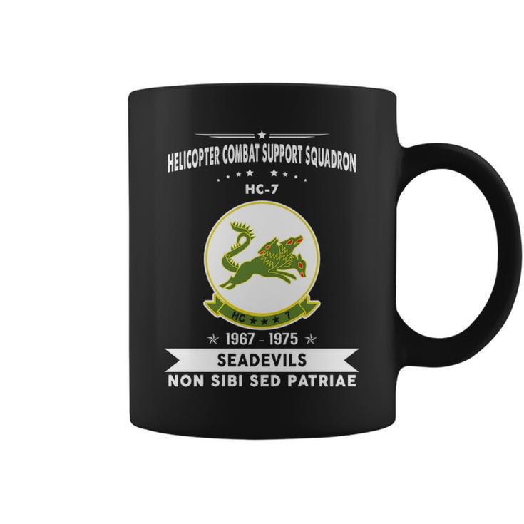 Helicopter Combat Support Squadron 7 Hc 7 Helsuppron 7 Seadevils Coffee Mug