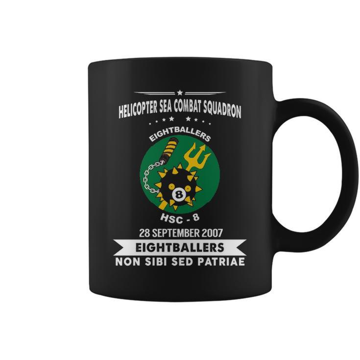 Helicopter Sea Combat Squadron 8 Hsc Coffee Mug