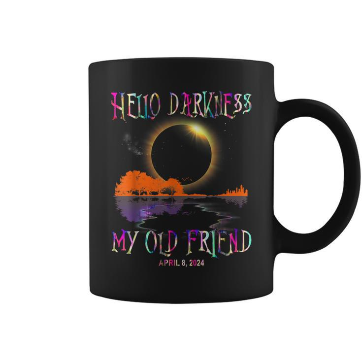 Hello Darkness My Old Friend Guitar Landscape April 08 2024 Coffee Mug