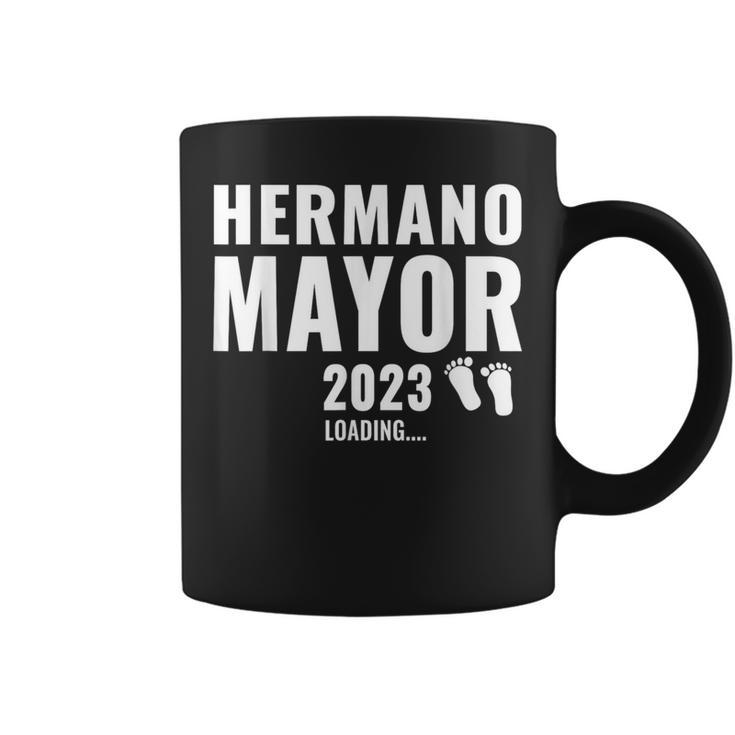 Hermano Mayor 2023 Loading Anuncio De Embarazo Coffee Mug