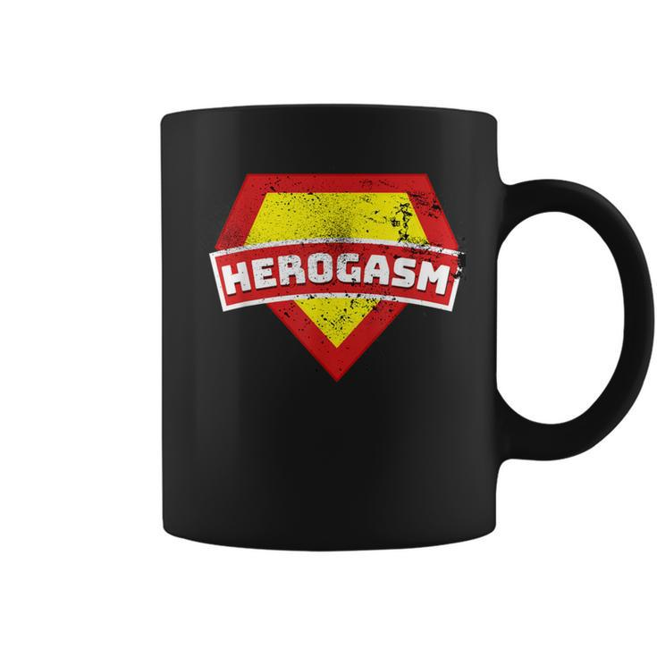 Herogasm Superhero T Vintage Coffee Mug