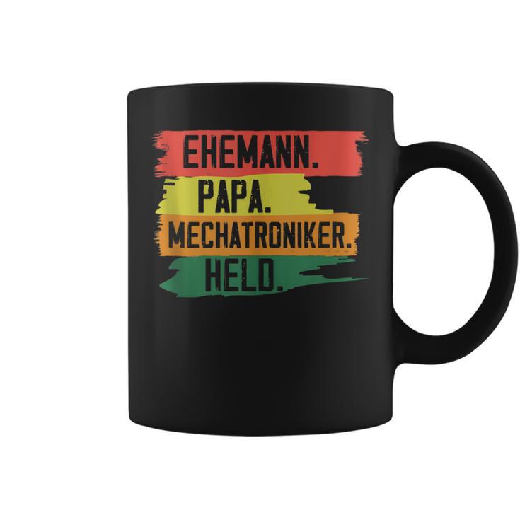 Herren Ehemann Papa Mechatroniker Heldateratertag Geschenk Tassen