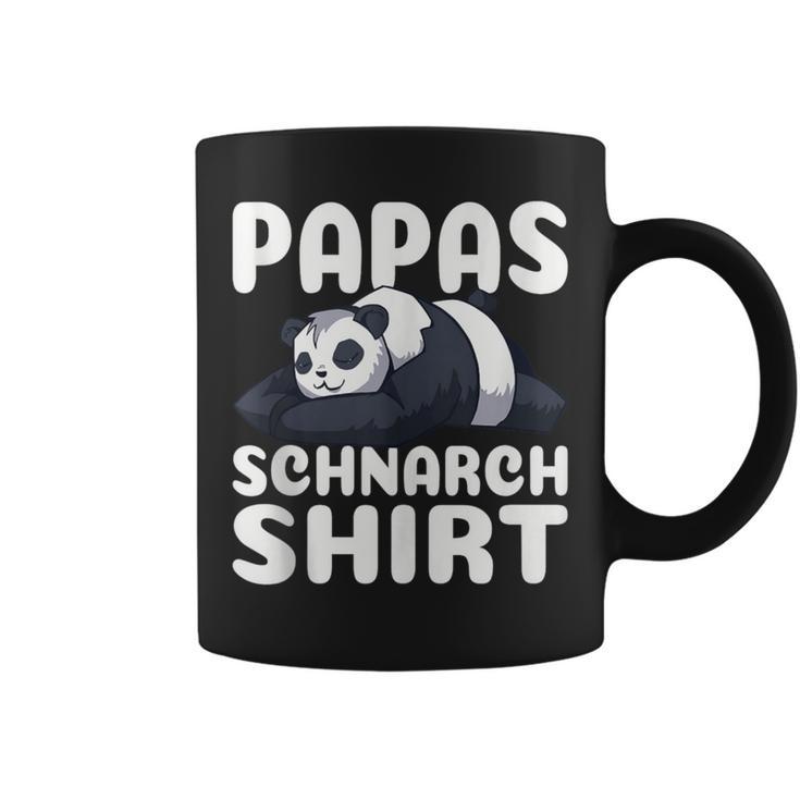 Herren Papa's Schnarch Bester Papaatertag Sohn Tassen