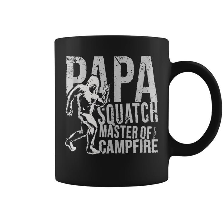 Herren Sasquatch Papa Squatch Camping Bigfoot Für Papaatertag Tassen