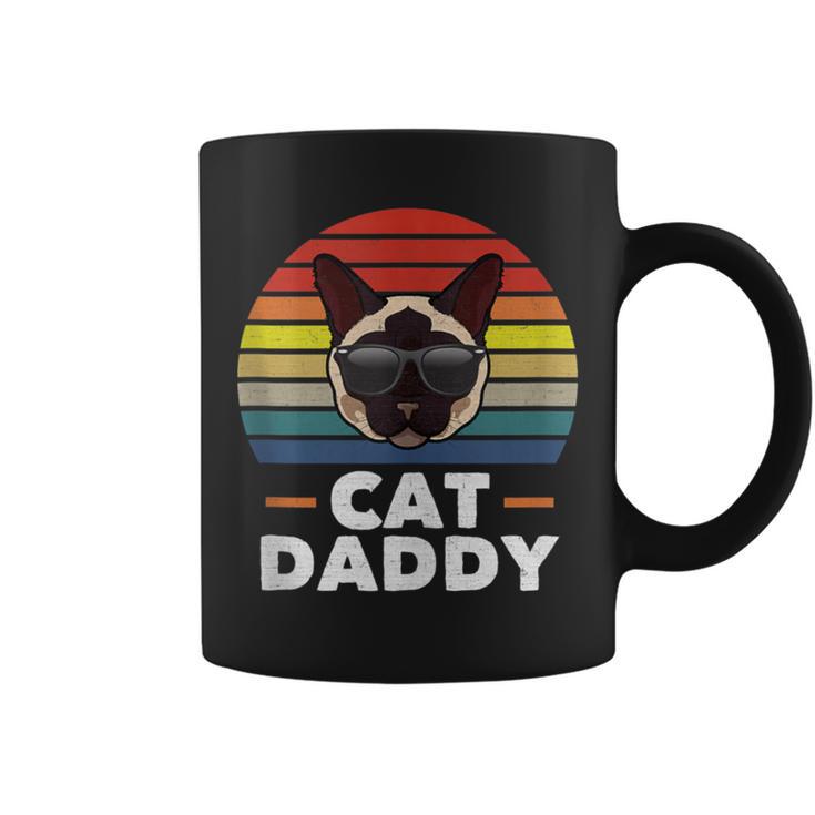 Herren Siamkatze Daddy Lustige Katze Papa Liebhaber Tassen