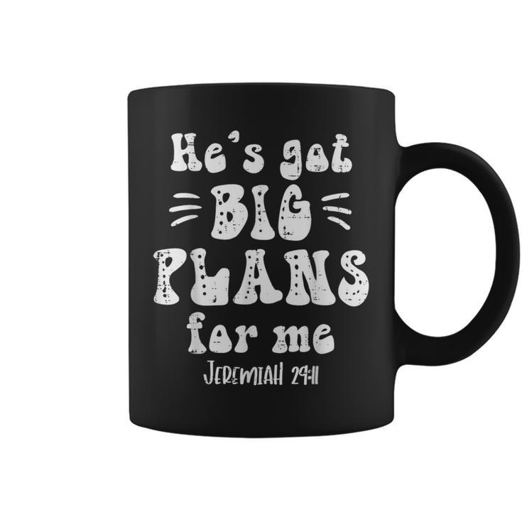 Hes Got Big Plans For Me Jeremiah 29 Easter Religious Women Coffee Mug